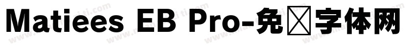 Matiees EB Pro字体转换